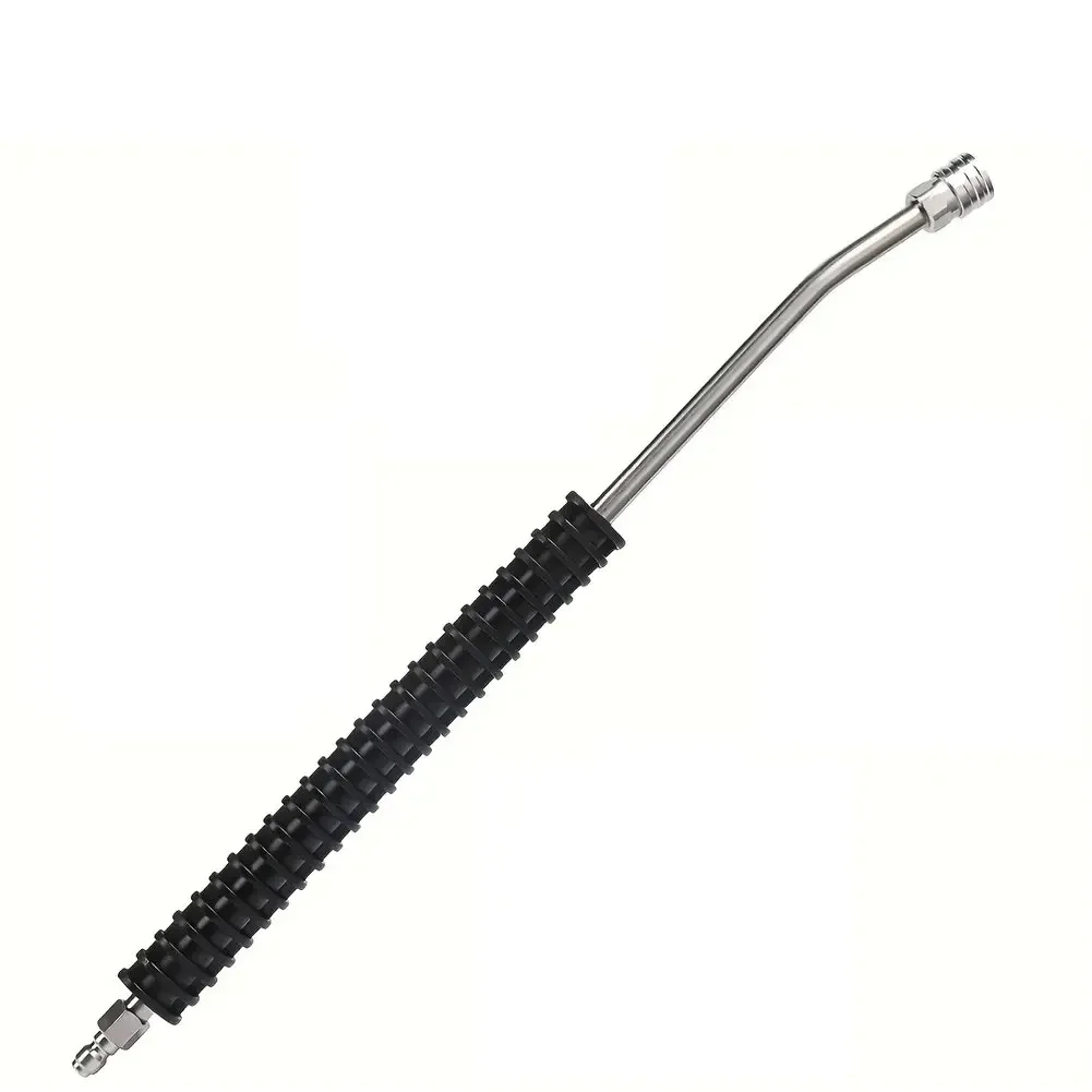 60cm High-Pressure Washer Extension Rod For Home And Car Wash Machines Stainless Steel Clean High Walls/roofs Tool Parts
