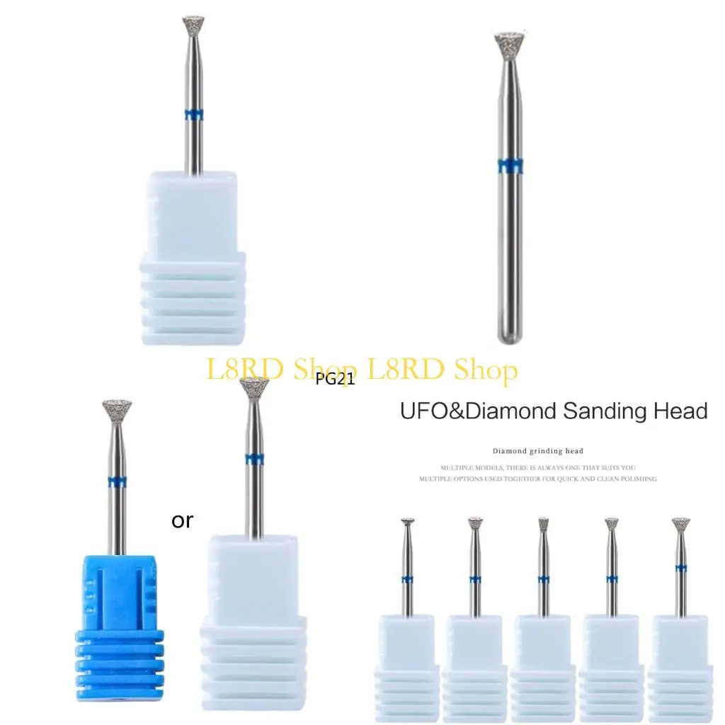 L8rd Bits forage à ongles professionnels, forets manucure pour machine à former à ongles électriques