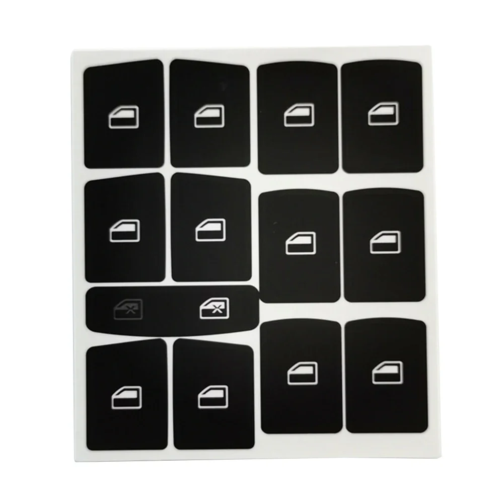 Car Clima Control Button Repair Decals Stickers Worn Knob Switch For Audi A8 D3 Interior Accessories ESP Headlight Adjustment