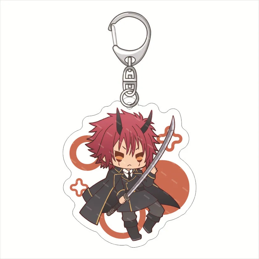 Acrylic KeyChain for That Time I Got Reincarnated As A Slime Milim Nava Shion Rimuru Tempest Chibi Version Backpack Pendant Gift