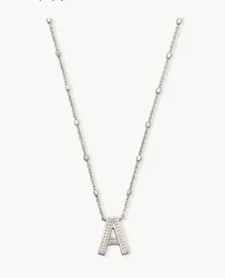 Letters A-Z Pendant Necklace for Women, Fashion Jewelry, Unique Gifts