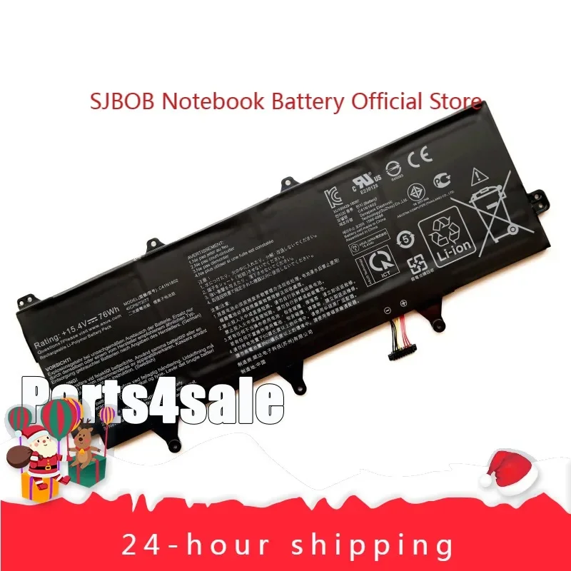 2025 C41N1802 New Genuine Battery for ASUS ROG Zephyrus S GX701GX GX701GWR GX735GXR laptop battery