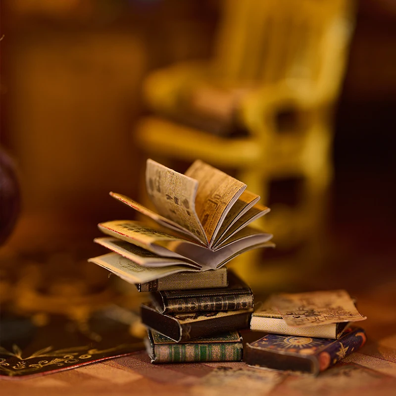 Bricolage en bois flux d'entropie Casa maisons de poupée Kits de modèles miniatures cabine de chariot magique maison de poupée avec meubles pour amis cadeaux