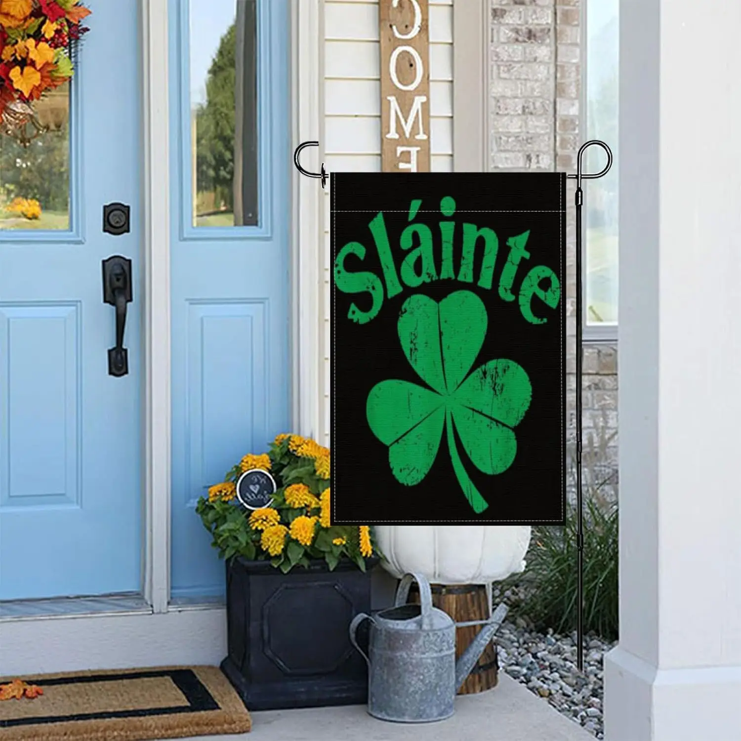 Irish Slainte Bird SKT Patricks Day Garden Flag,Double Sided Yard Flags 12x18 Inch Vibrant Decor for Outdoor Decoration AAS