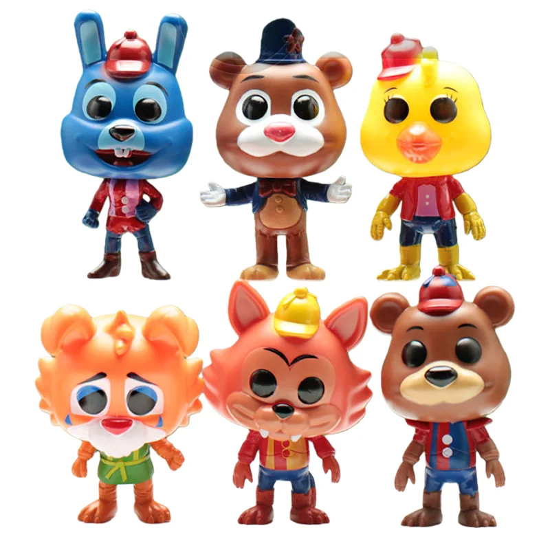 6Pcs Fnaf Figure To…