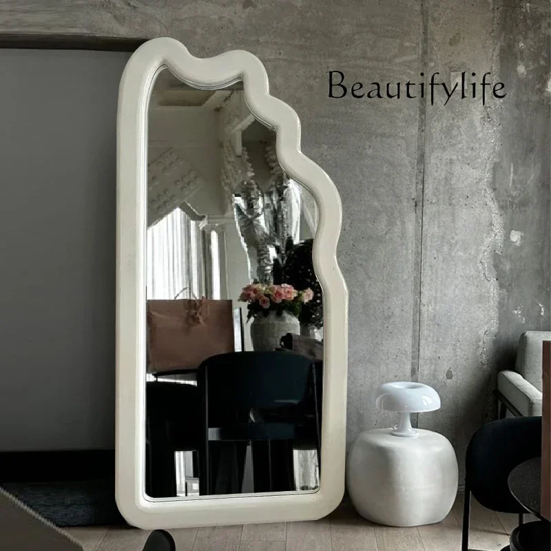 B40 X40 Living Room Pretty Simple Full-length Mirror French Special-shaped Full-body Mirror Floor-to-ceiling Cloakroom Fitting L