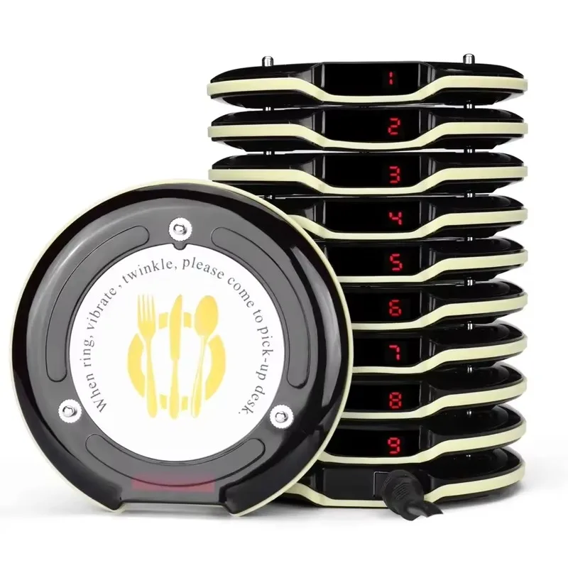 Wireless coaster Paging Queue  coaster  System