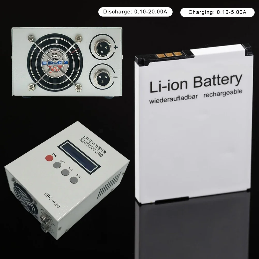 EBC-A20 Battery Tester 30V 20A Lithium Lead-acid Batteries Capacity Detector 5A Charge 20A Discharge Lithium Battery Test Meter