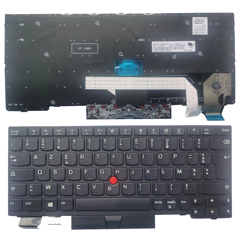 

Новая Французская клавиатура Azerty для ноутбука Lenovo ThinkPad X280 A285 X395 X390 L13 Yoga S2 5th S2 Yoga 5th SN20P33459 с указателем