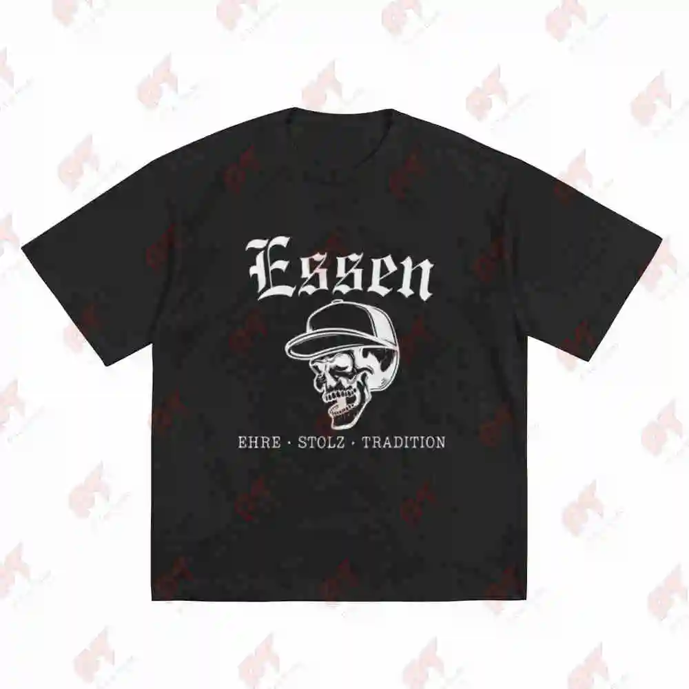 Essen Ehre Stolz Football Ultras Short Sleeve Tee 100% Cotton T-Shirt