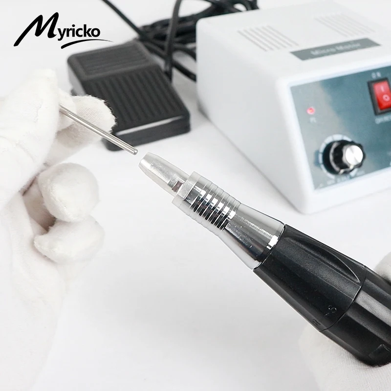 Pulidor de uñas eléctrico profesional de 35000RPM, Micromotor, lijadora, máquina perforadora, herramientas para manicura y pedicura