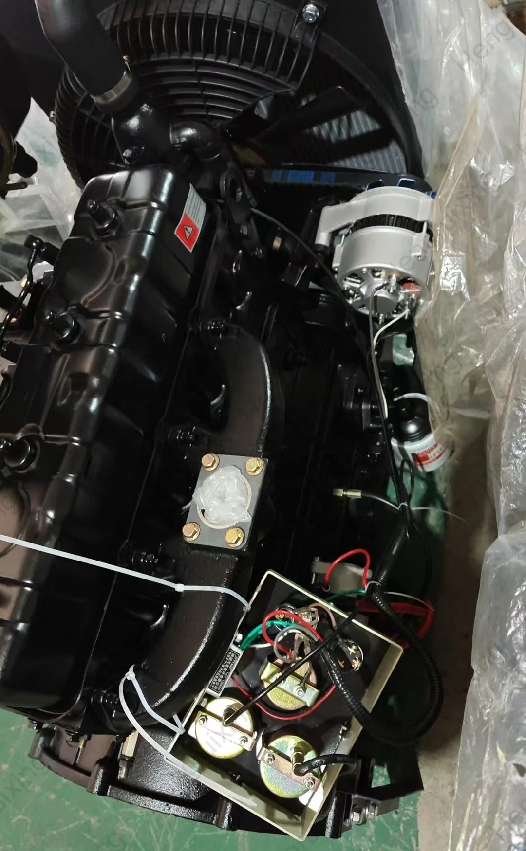 Mechanical engine assembly for K4100, good/medium quality, flywheel housing thickness required