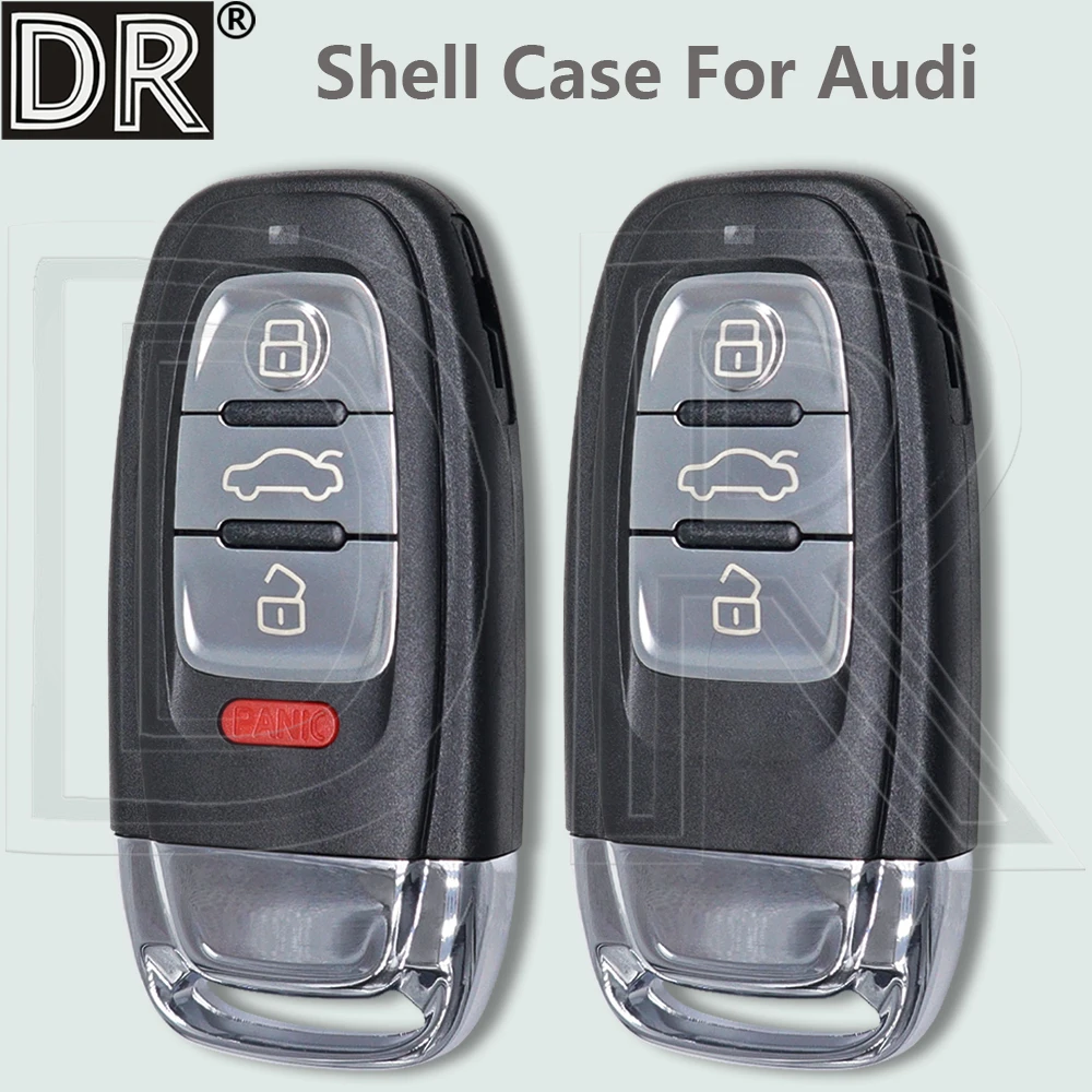 

DR 3/4 Button Replacement Car Remote Key Shell Case For Audi A3 A4 A4L A5 A6 A7 A8 S5 S6 Q5 Q7 RS4