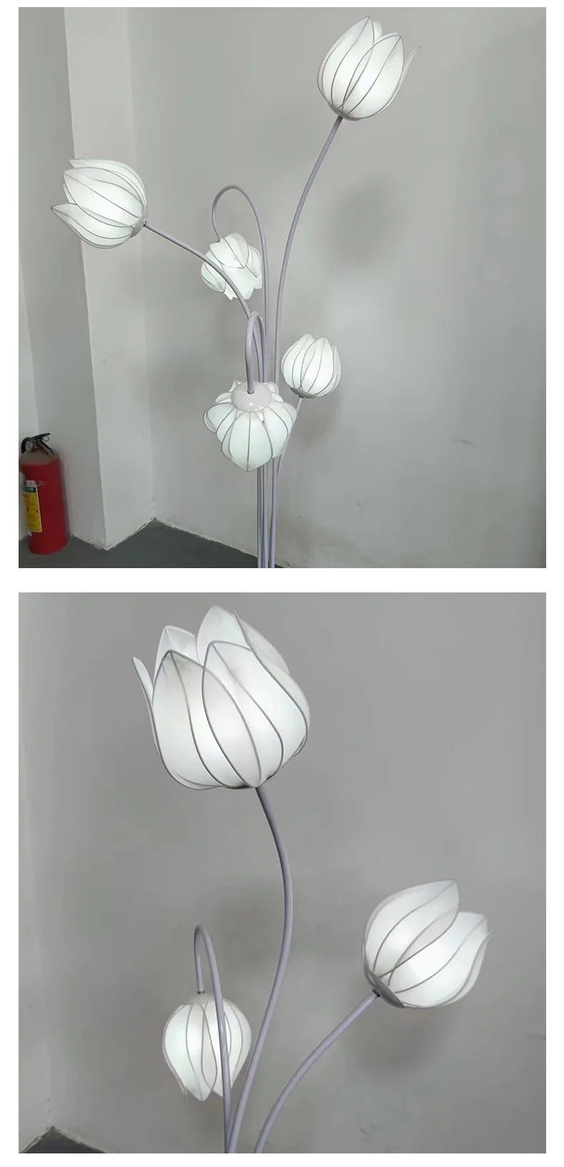 اليشم الأوركيد الطريق دليل مصباح جو ديكور إبداعي حفل زفاف الدعامة مكان الإعداد متوهجة ضوء المرحلة الديكور #6