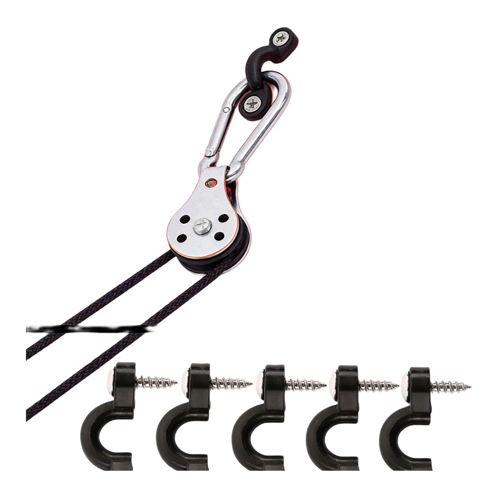 For Kayak Gear Mounting Kit with 10 Nylon Deck Loops and 20 Stainless Steel Screws for Reliable On-Water Equipment Fastening