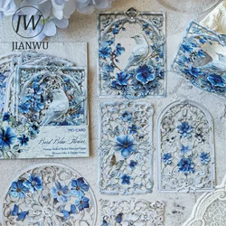 JIANWU Flower Like Dream Series Vintage Hollow Butterfly Relief Collage Decor Material Paper Creative Junk Journal Stationery