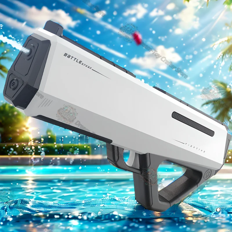 

Electric Water Gun Toy for Kids Automatic Suction Blaster Outdoor Beach Soaker Summer Battle Splash Shooting Fun Sprayer Gun