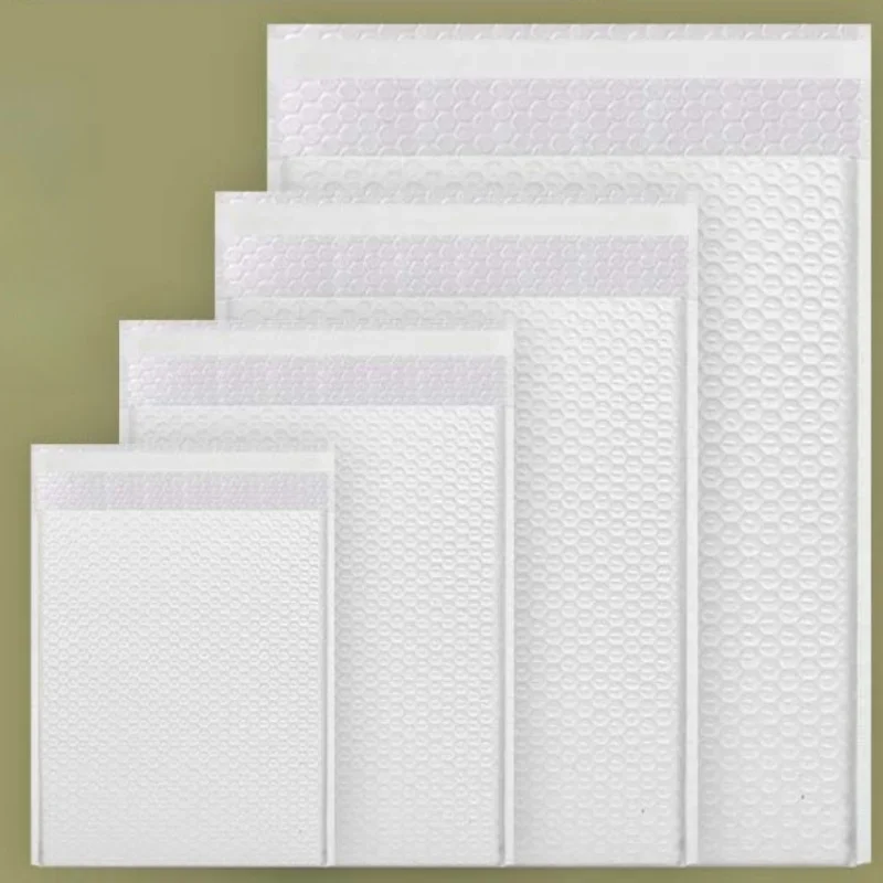 Composite Film Bubble Bag Self-adhesive Envelope Bag Thickened Waterproof Packaging Bag Foam Express Bag 50 Pieces Per Batch