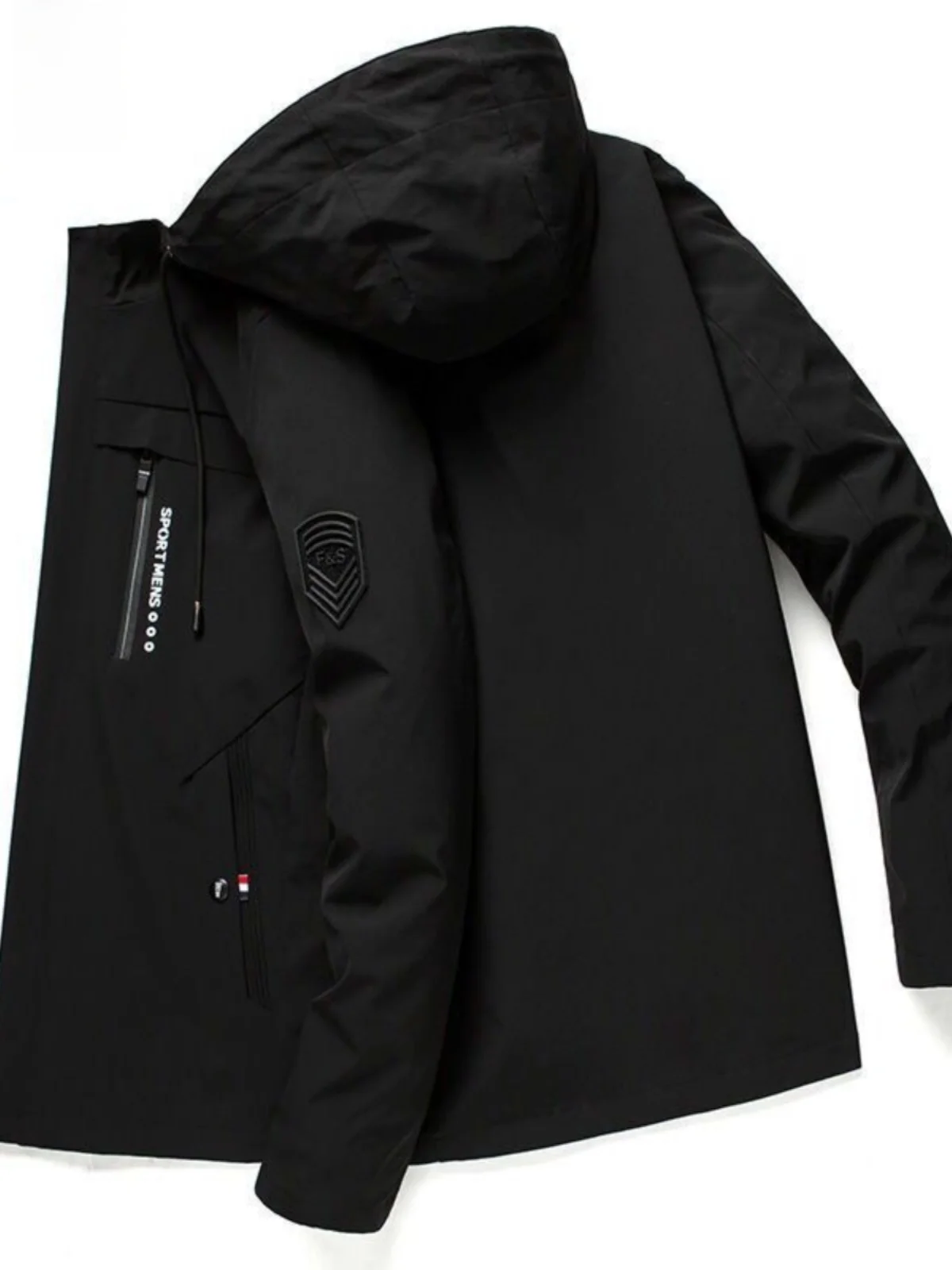 

Men's Casual Jaet Faion Urban Sle Windproof Fce Lined Long Sve Coat Spring Autumn Winter New Arrival