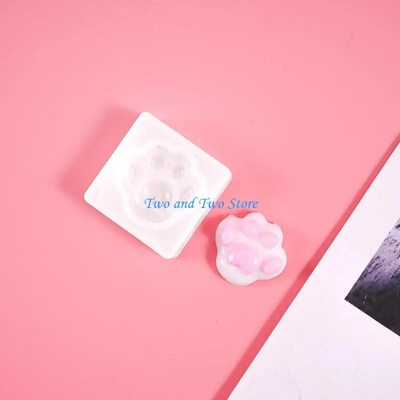 HX6F Bear Keychain Epoxy Resin Mold Handicrafts Jewelry Earring Necklace Pendant Mold