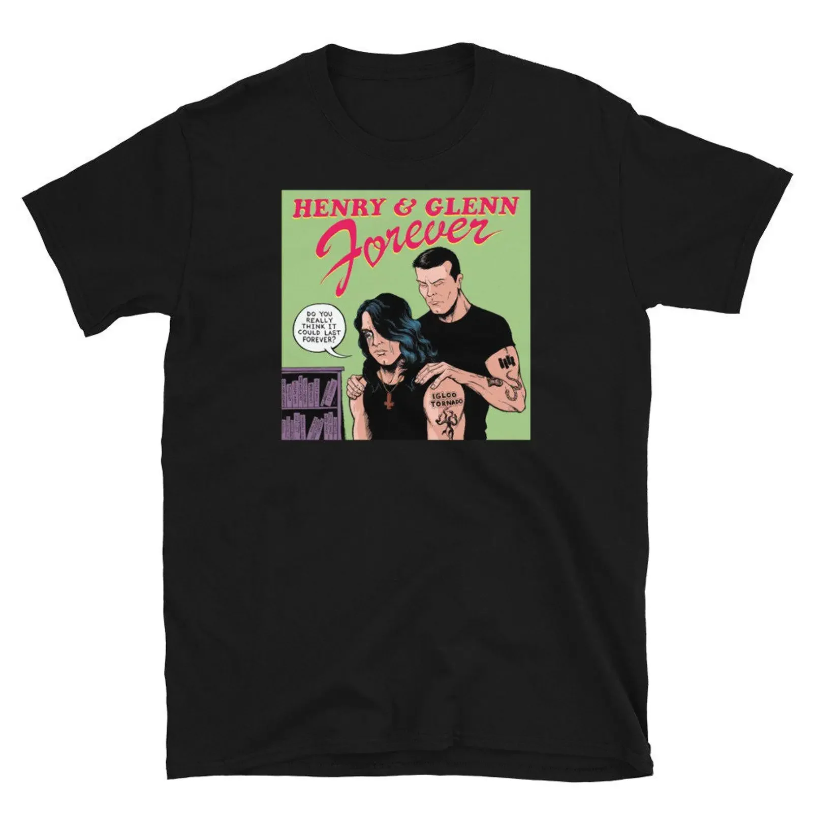 henry and glenn forever danzig rollins t shirt vintage Washed Stretched Casual Breathable Slightly Unisex fashion Stylish