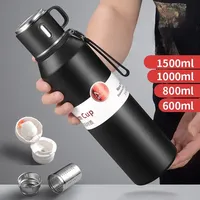 Big 1500ml Tea Coffee Thermos Vacuum Bottle Keep Hot Cold 1L Double Wall Stainless Steel Thermos for Water Bottle Vacuum Flasks