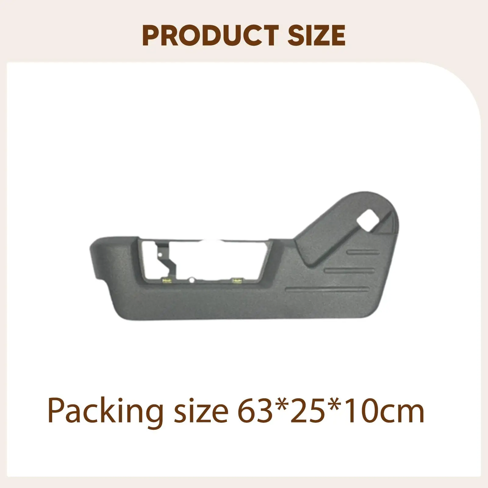 الجبهة اليسرى مقعد السائق درع غطاء مقعد لوحة الكسوة لفورد F-150 Accs