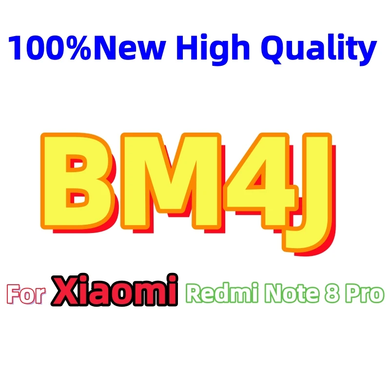 100%New High Quality BM4J Battery For Xiaomi Redmi Note 8 Pro Note8 Pro Mobile phone battery Fast shipping +Tools