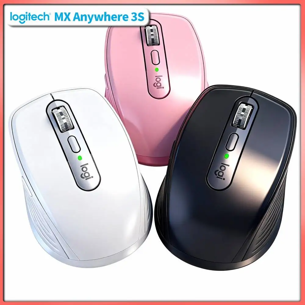 Office MX Anywhere 3S - 8000 DPI, 3-Device Bluetooth, Fast Charge, Perfect for Bakery Store Desk Daily Routine Work Flow