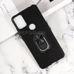 For Alcatel 3X 2020 5061U Case Back Finger Ring Soft TPU Silicone Case For Alcatel 3X 2020 4CAM 6.52'' Phone Cover