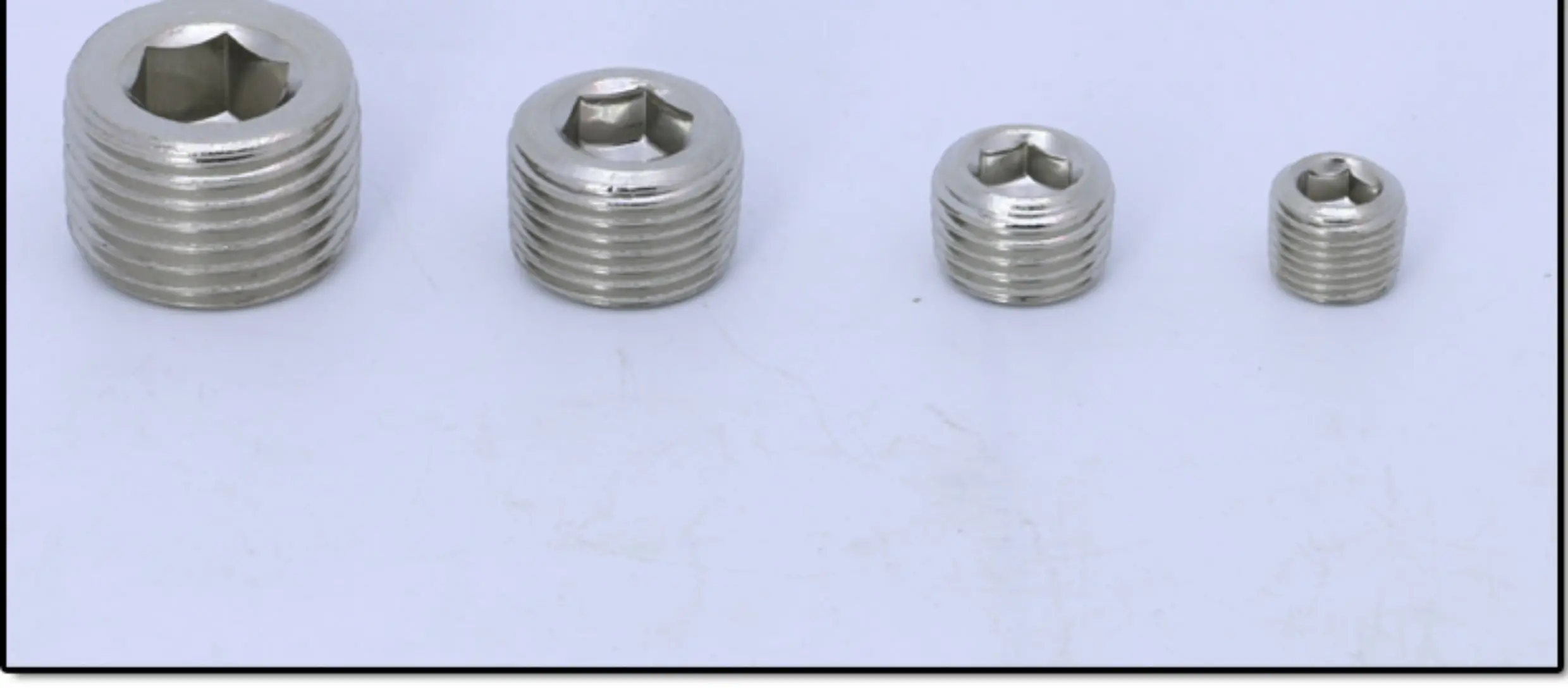 Inner hexagonal stuffy head, outer tooth plug, iron plug, water pipe and trachea joint plug 1 point 2 points 3 points 4 points