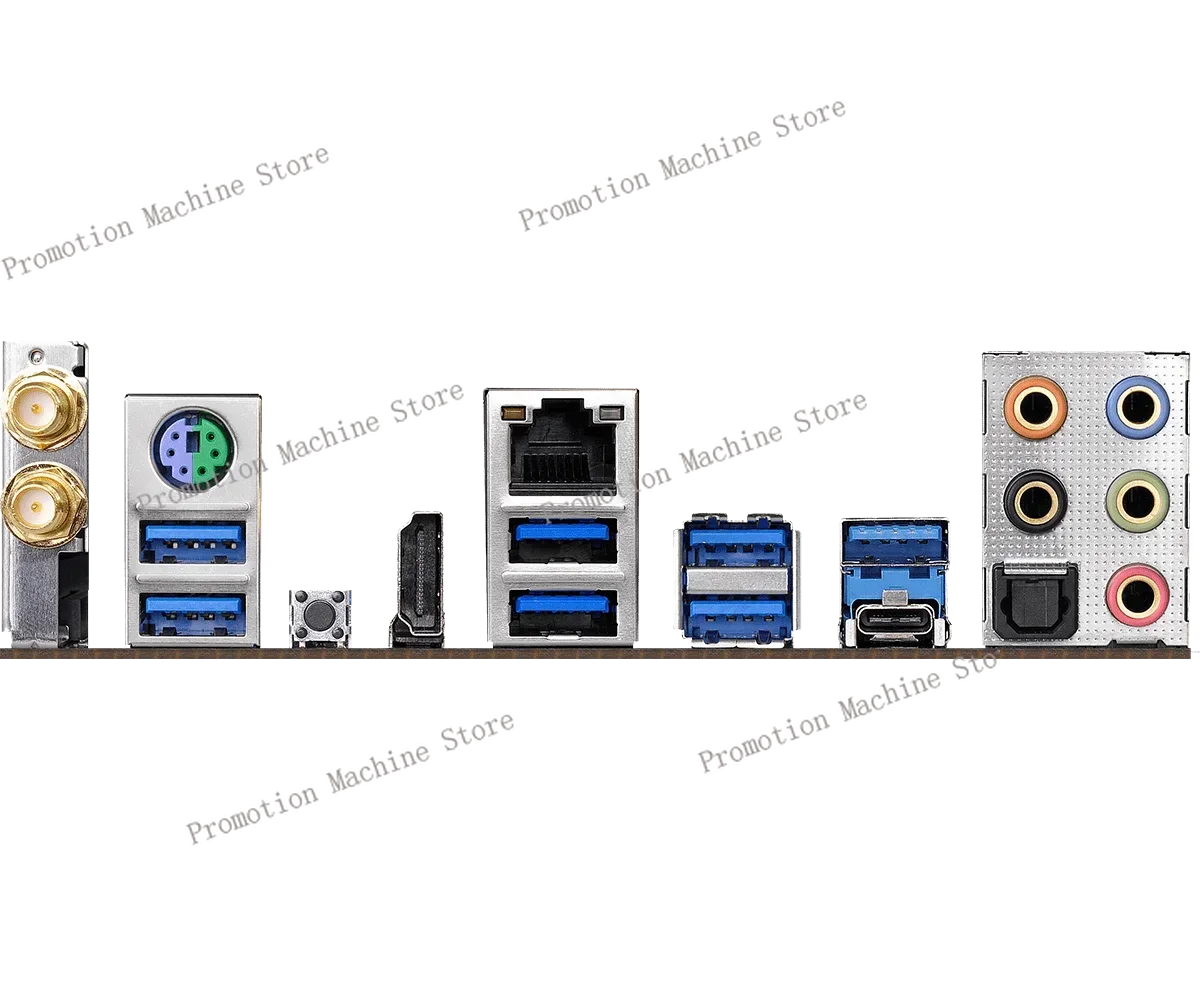 ASROCK X470 Taichi Socket AM4 Motherboard AMD X470 DDR4 Motherboard 64GB Support Ryzen 7 5800x CPU SATA III M.2 USB 3.1 ATX view 5