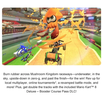 마리오 카트 8 디럭스 번들, 게임 + 부스터 코스 패스, 닌텐도 스위치 게임 거래, 스위치용 오리지널 피지컬 게임 카드 100% 