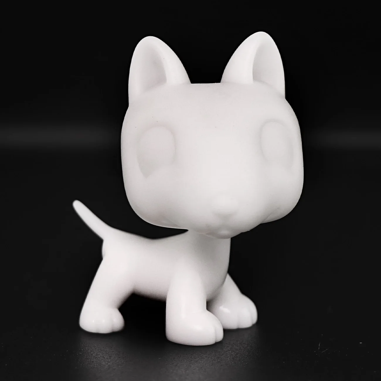 DIY White Mold Bull Terrier Parent-child Interactive Toy Children's Activity Kit Cultivating Drawing and Manual Skills for LPS