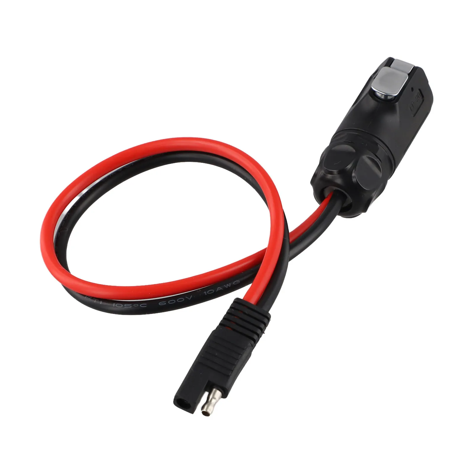 Easy And Secure Connection For Power Systems 10AWG Solar Cable 2 Pin Circular Connector Excellent Durability Low Resistance