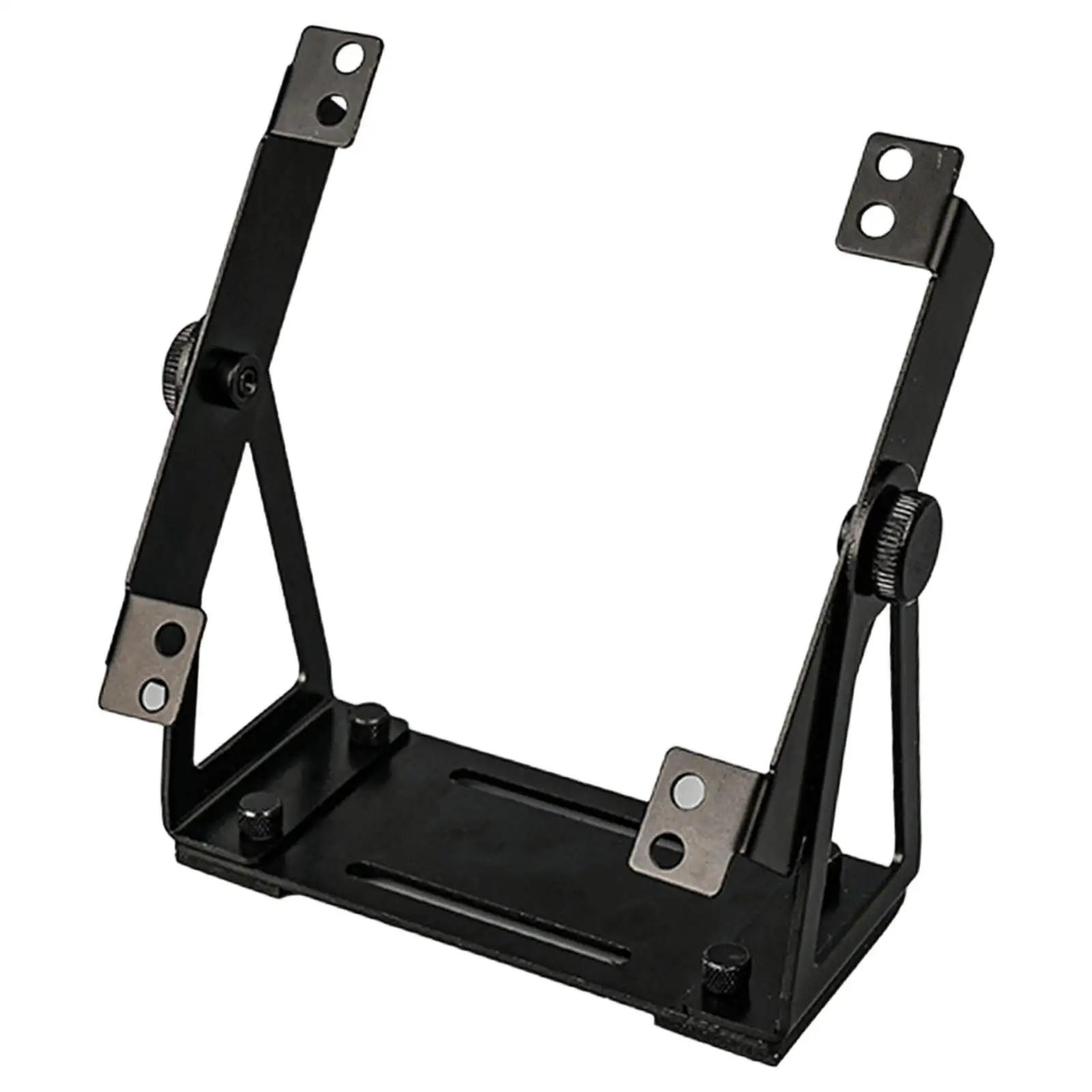 Easy Install Computer Cooling Fan Rack Iron 360 Rotation Stand for 120mm 140mm Case Fan Controller