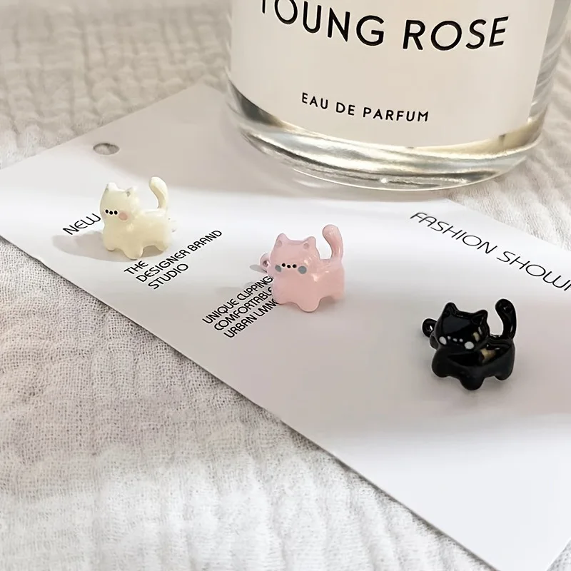 

Cartoon Cat Ear Clip New Cute Soft Cute Sweet Girlish Heart Small Delicate No Ear Hole Earrings Fashionable High-Value Jewelry