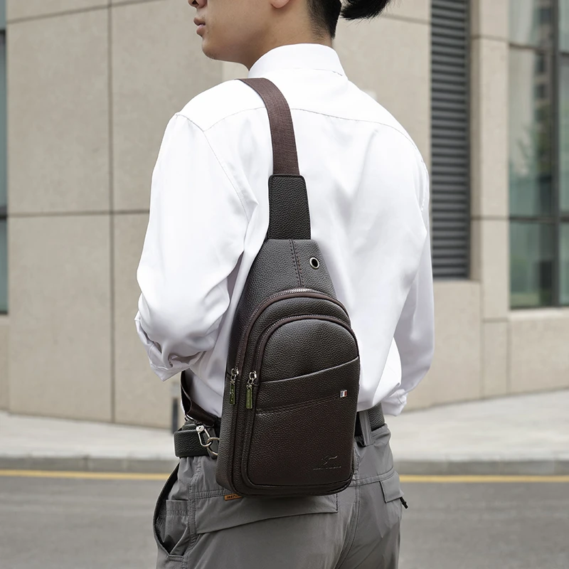 

Men leading the trend, fashionable PU new single shoulder crossbody bag bolsos para hombre сумка мужская sling bag bag for man