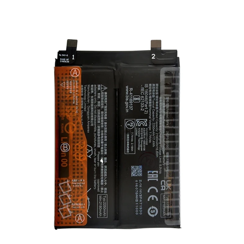 100%  BP47 4500mAh Battery For Xiaomi Mi Redmi Note 11 Pro Note11+ Note11 Plus High Quality Phone Replacement Batteries+Tools