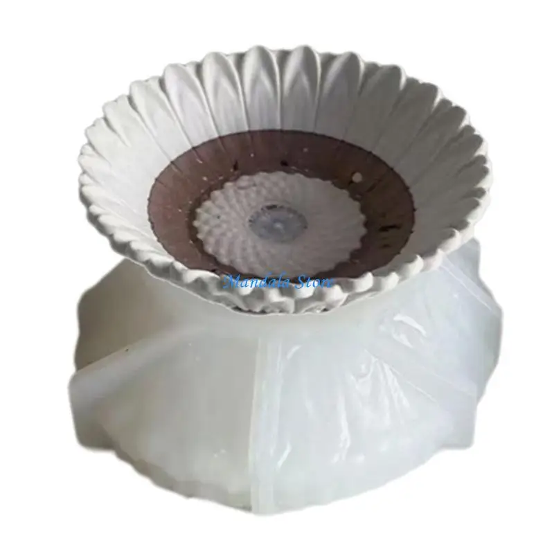 

U2JC Sunflowers Holder Molds for Tealight Holder Holder Jewelry Tray