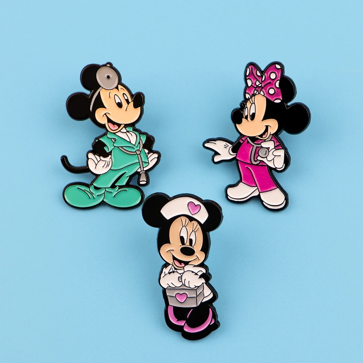 5pcs/set Medical Series Enamel Pins Doctor Nurse Brooch Set Metal Lapel Pin Badge Backpack Accessories Jewelry Friend Gifts