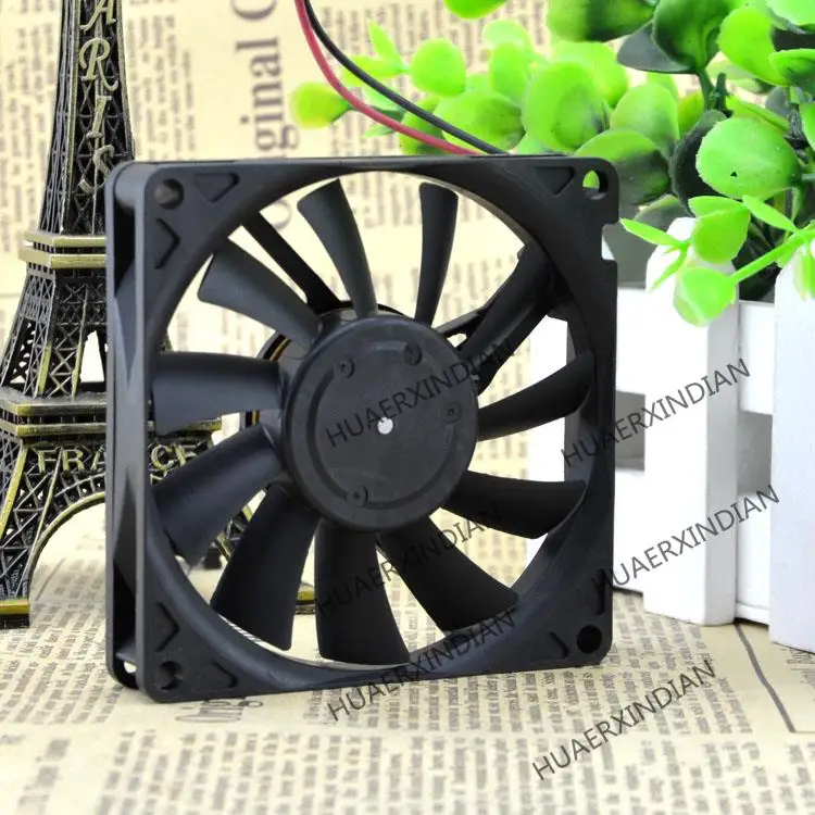 جديد D80SH-12B DC12V 0.22A 8015 8 سنتيمتر التبريد مروحة الجمعية عدة