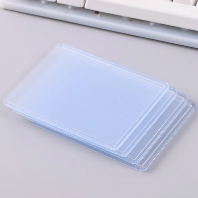 10PCS New Ultra-thin Photocards Film Protector Idol Photo Sleeves Holder With Screen Protector Transparent Card Covers 76x102mm