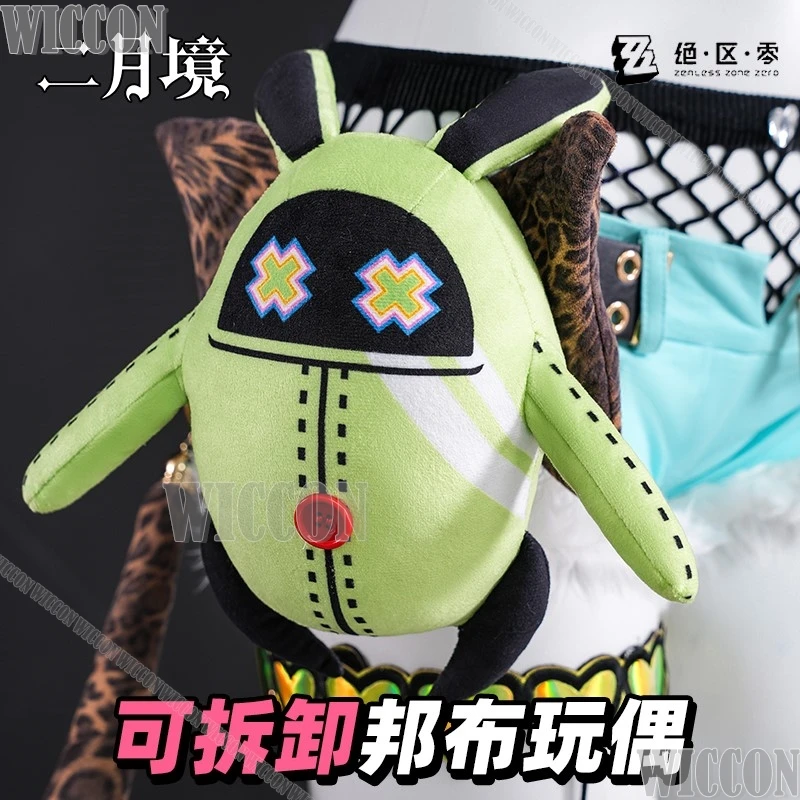 Nicole demara novo terno rosa jogo zenless zona zero cosplay peruca rosa prop feminino menina terno festa de halloween cos personalizado cos