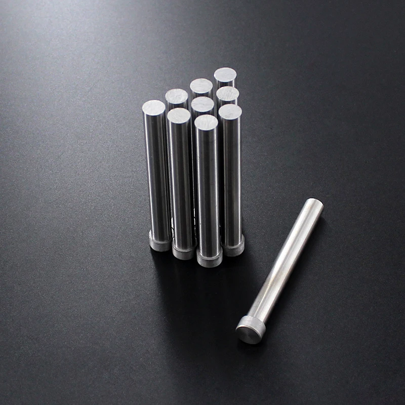 Mold hardware SKD11 material punching needle rod diameter 10mm, total length 40mm50mm60mm70mm80mm90mm100mm long T-shaped mold pu