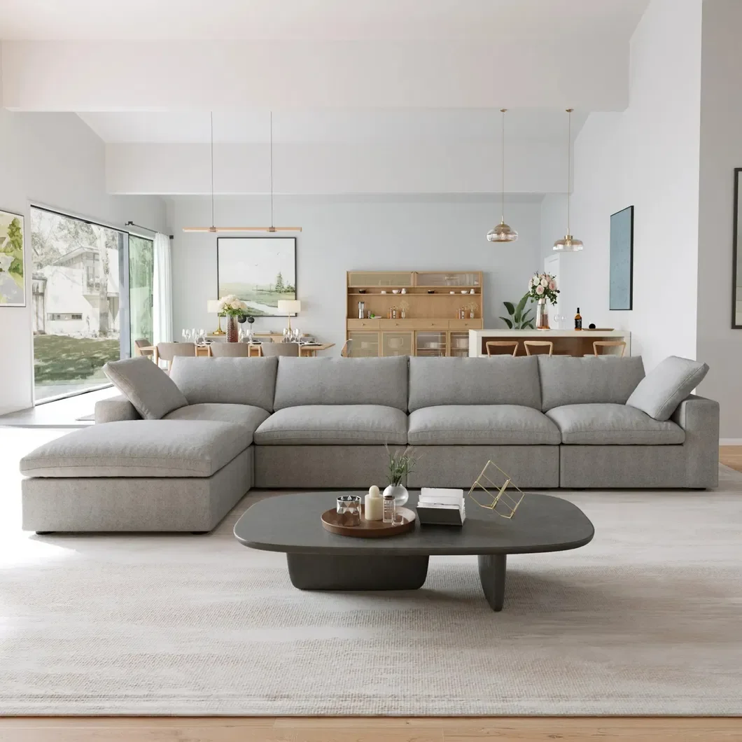 #Vacuum Packed Sofa Room Furniture Set Chair and Bed Compression Vacuum Sofa in Box Couch with Sponge Filling Material view 5