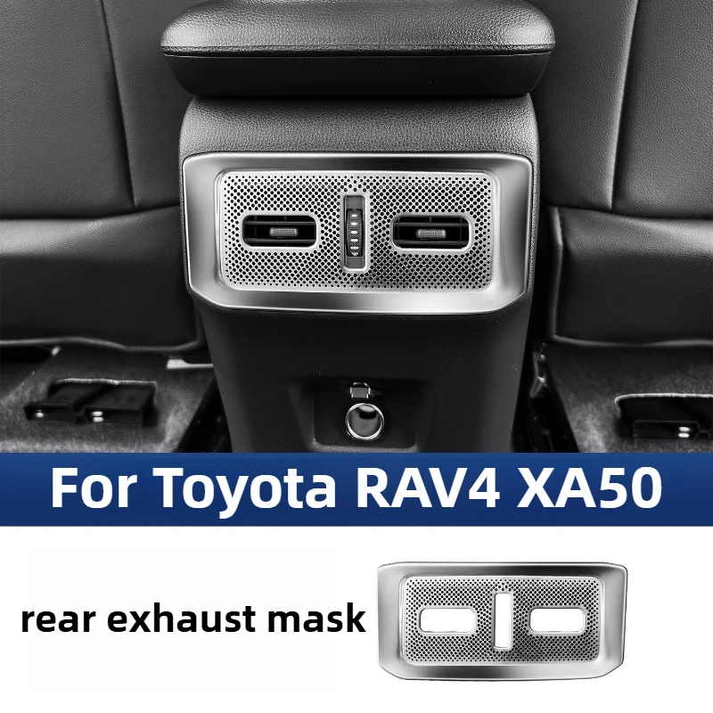 

Rear Air Vent Cover For Toyota RAV4 XA50 Accessories 2026/2025 Premium Stainless Steel Scratch-Proof Waterproof 2020-2024