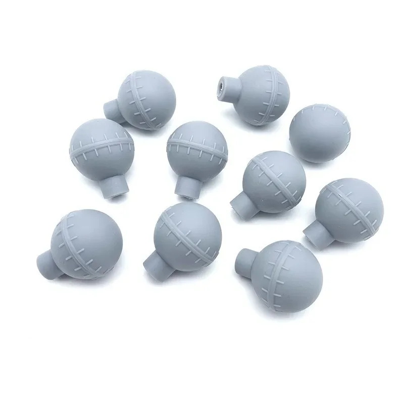 Electrocardiogram Multifunctional Copper Nickel Plated Silicone Suction Ball Adult Electrode Chest Suction Ball Base