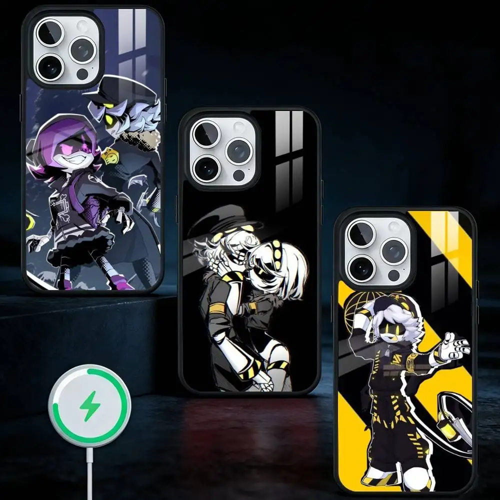 

Game M-Murder D-Drones Phone Case For iPhone17,16,15,14,13 Plus,Pro Max Magnetic For Magsafe Wireless Charging