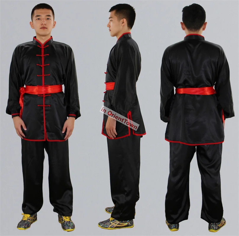 Unisex Tai Chi Martial Arts Training Uniform Chinese Taiji Wushu Kungfu Attire Competition Tops + Pants Suits CT064 view 6